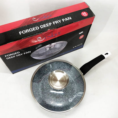 Сковорода UNIQUE UN-5104 24 см, без крышки, многослойным антипригарным гранитным покрытием