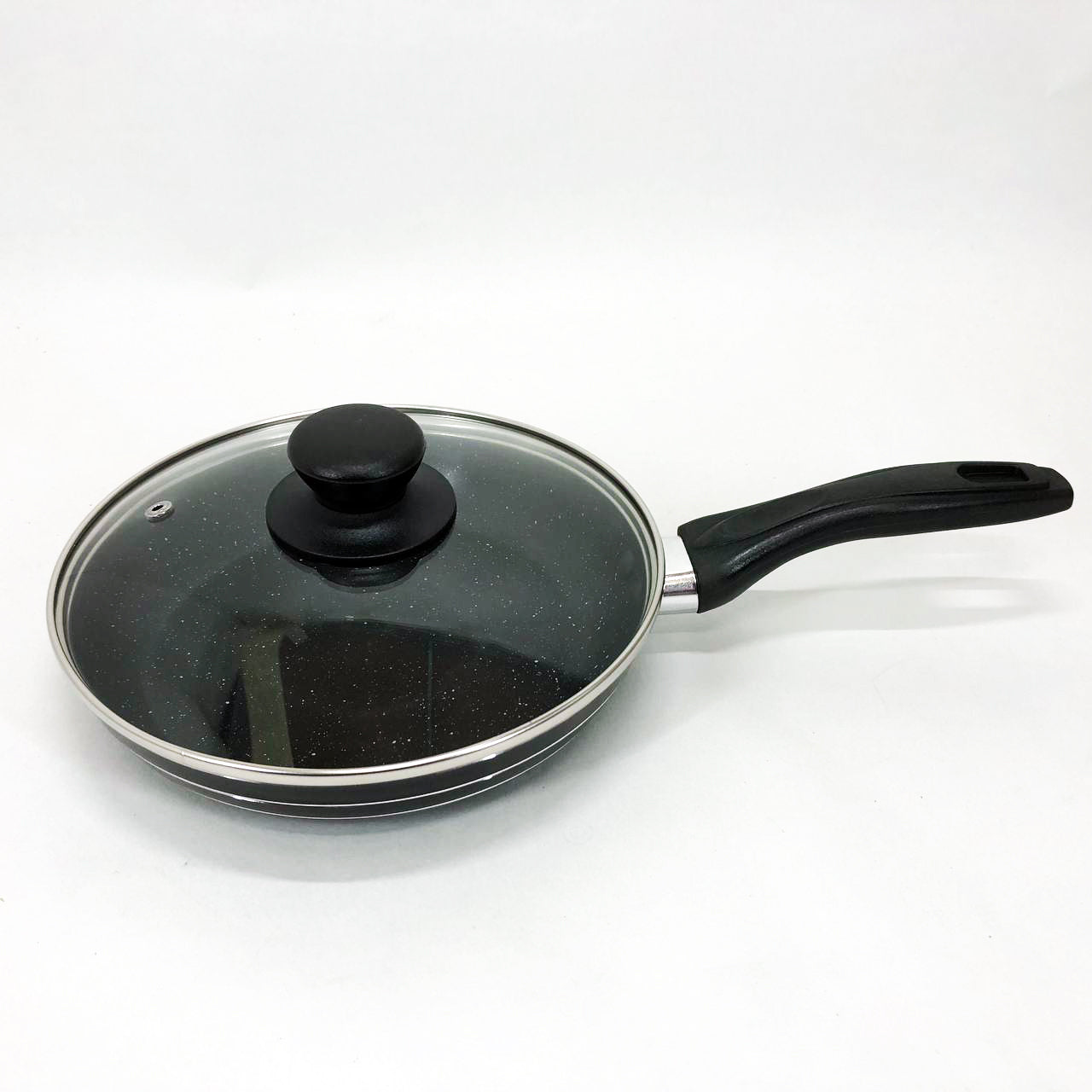 Сковорода с крышкой и антипригарным покрытием UNIQUE UN-5162 20 см, Сковорода фирменная для приготовления