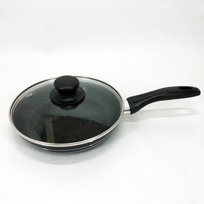 Сковорода с крышкой и антипригарным покрытием UNIQUE UN-5162 20 см, Сковорода фирменная для приготовления