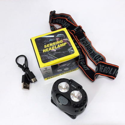 Фонарь налобный Bailong 666-2 XPL, Мощный фонарь на голову, Наголовный фонарь, Надежный налобный фонарь