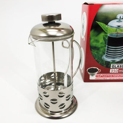 Заварник френч-пресс Unique UN-1151 0.35 л, Колба Френч для чая, Френч-пресс для крепкого кофе