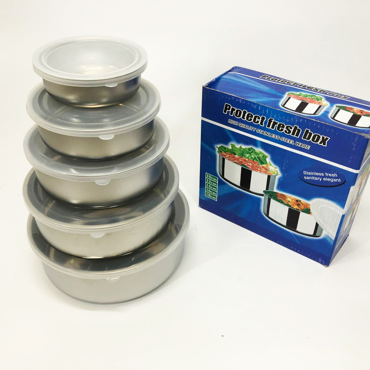 Набор пищевых контейнеров Unique UN-1515 5 шт из нержавеющей стали