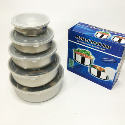 Набор пищевых контейнеров Unique UN-1515 5 шт из нержавеющей стали