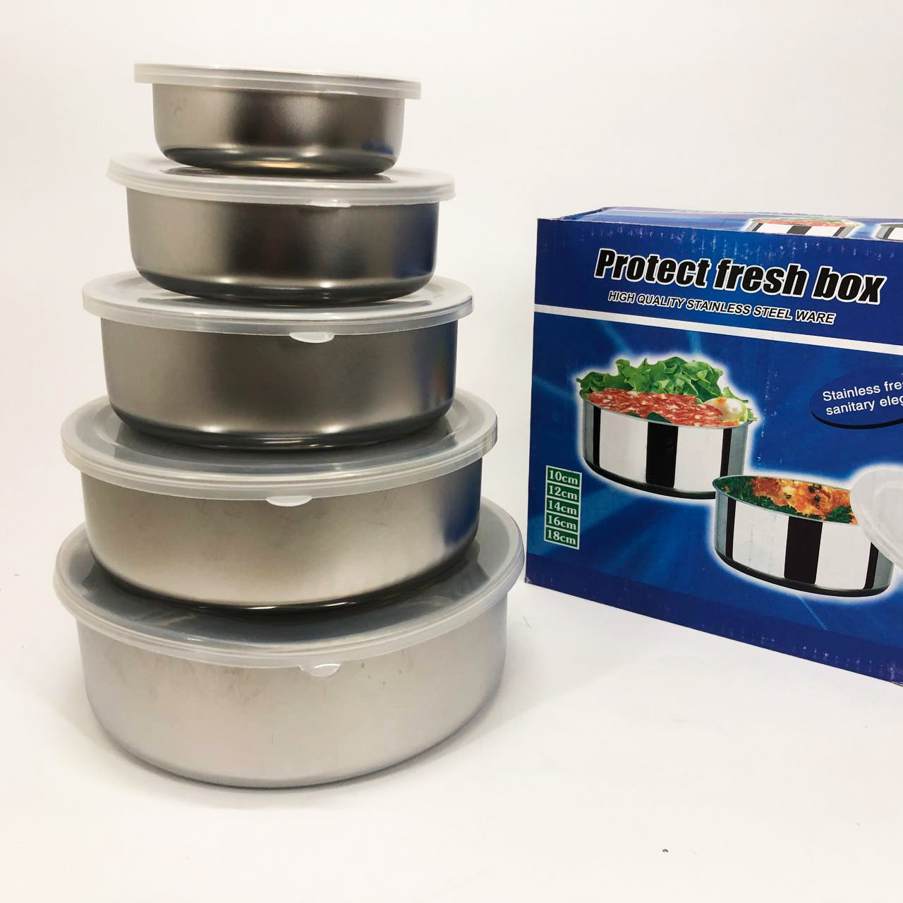 Набор пищевых контейнеров Unique UN-1515 5 шт из нержавеющей стали