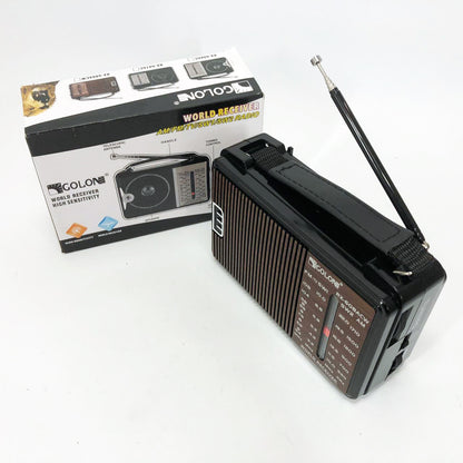 Радиоприемник GOLON RX-608 всеволновый на батарейках + поддержка USB/microSD/MP3/WMA