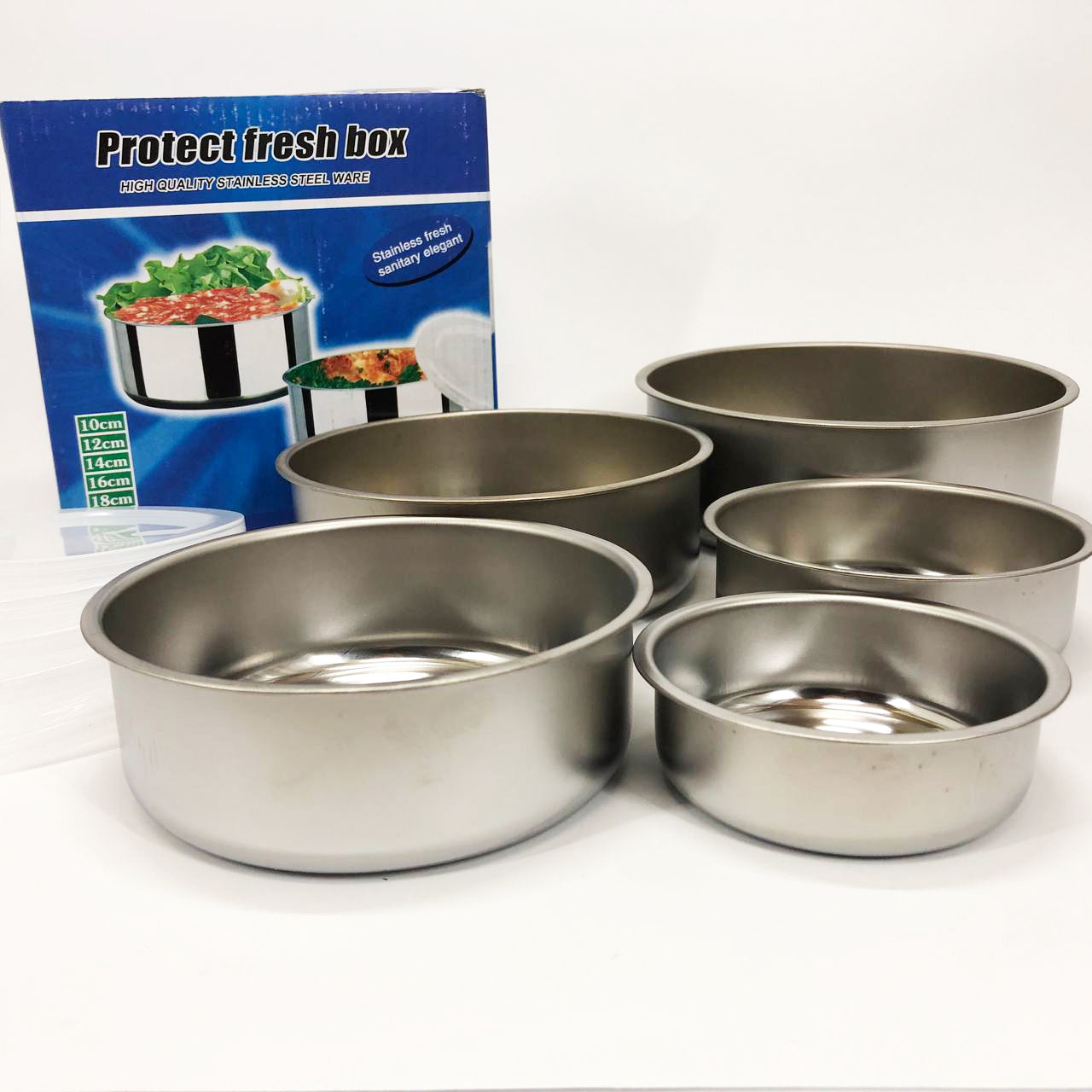 Набор пищевых контейнеров Unique UN-1515 5 шт из нержавеющей стали