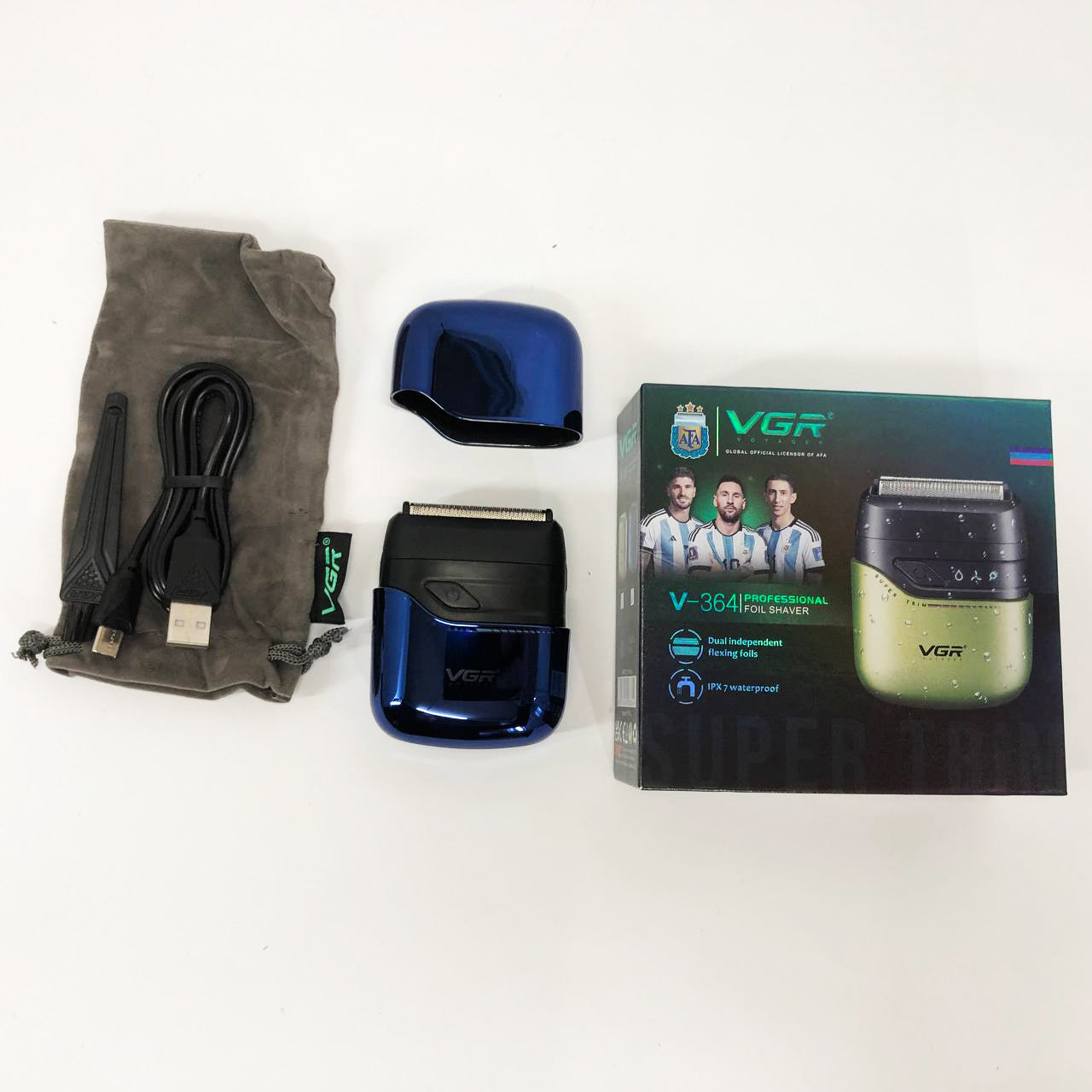 Электробритва VGR V-364 BLUE шейвер