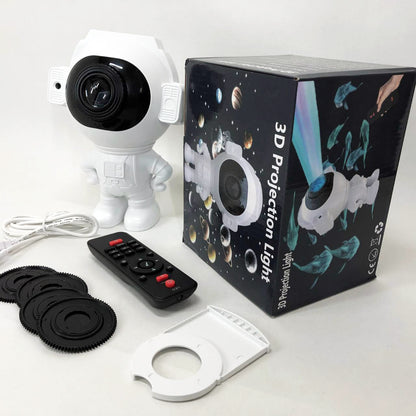 Звездный 3D проектор Astronaut, Лазерный проектор звездного неба космос Проектор звездного неба в комнату