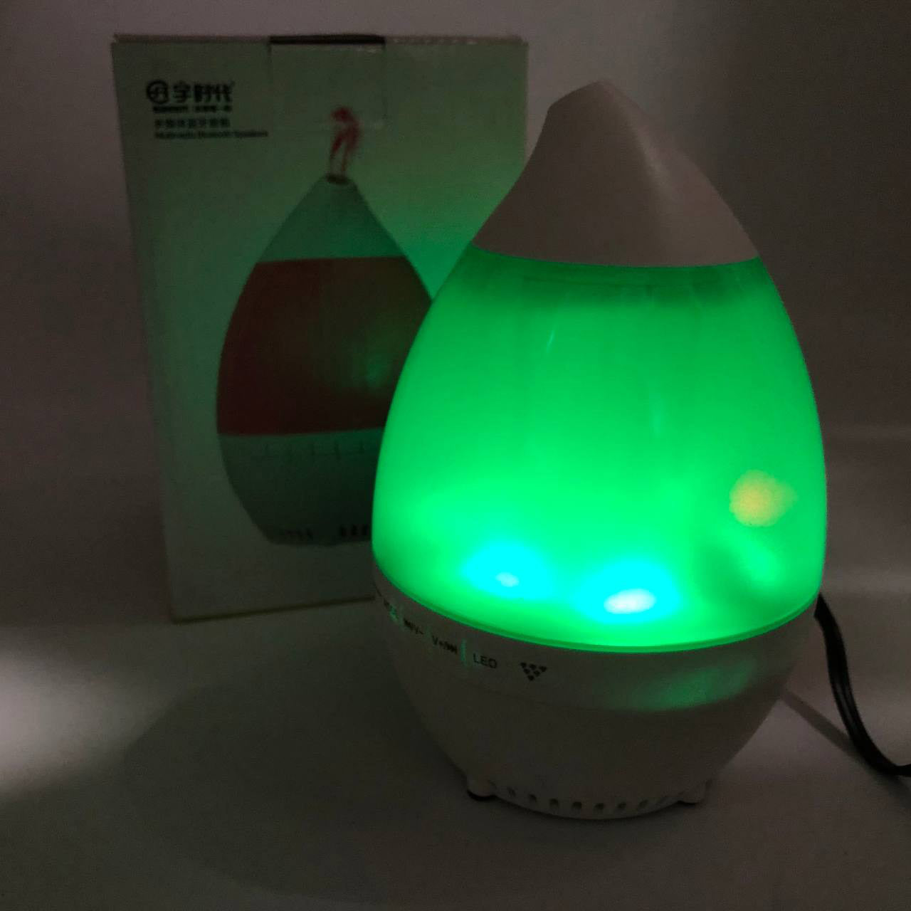 Колонка увлажнитель с диодной подсветкой JT-315, Увлажнитель воздуха для младенца. Цвет: зеленый