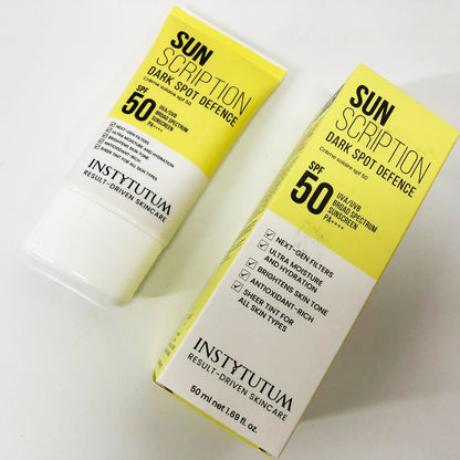 Солнцезащитный крем с осветительным эффектом Instytutum Sunscription Dark Spot Defence SPF 50, 50 мл
