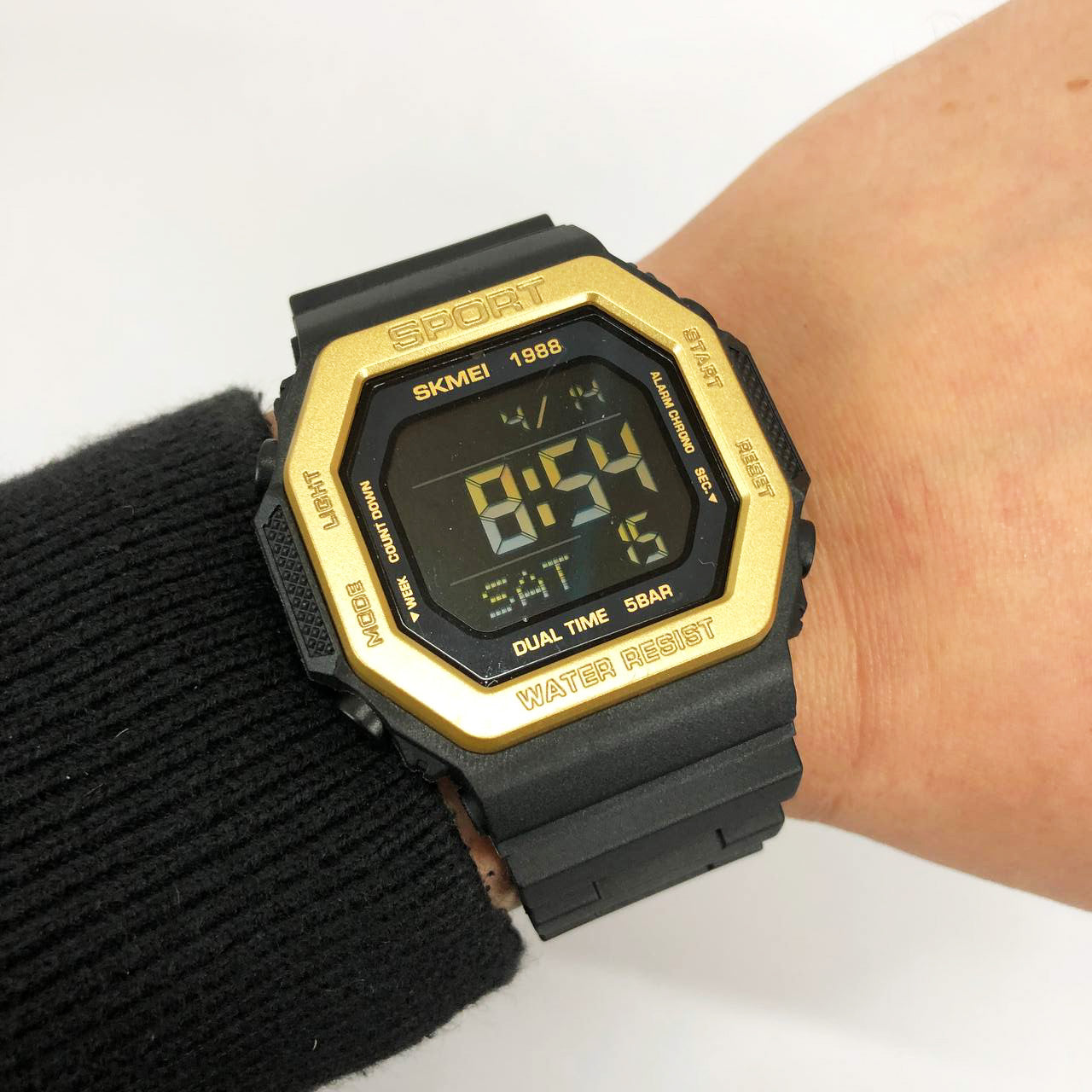 Часы наручные мужские SKMEI 1988GD, армейские часы противоударные, водостойкие тактические часы