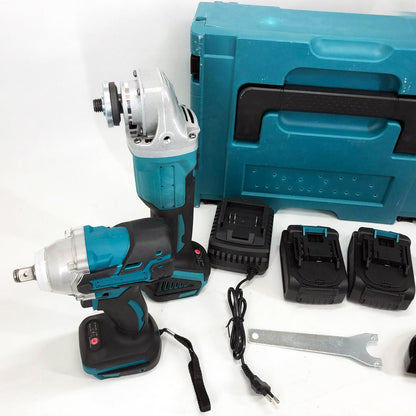 Набор 2 в 1 шуруповёрт + гайковёрт в чемодане 2 аккумулятора