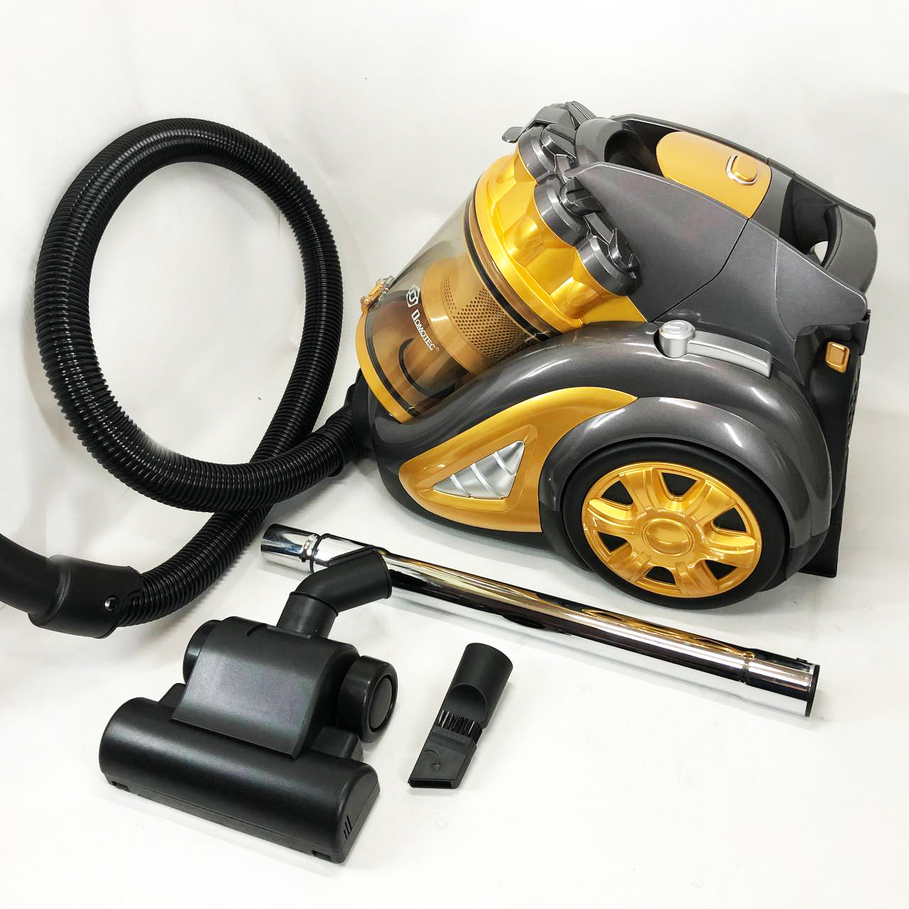 Пылесос для сухой уборки с турбощеткой Domotec MS-4408 3600 Вт без мешка циклонный колбовый контейнерный