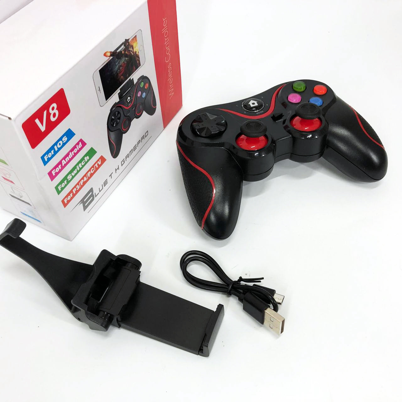 Беспроводной Bluetooth джойстик для смартфона iOS Android UKC Gen Game V8