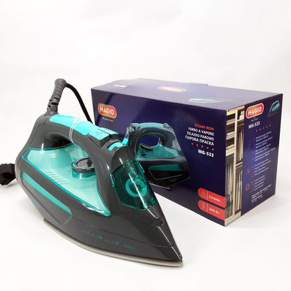 Утюг Magio MG-533, Эффективный паровой утюг для одежды, Паровой утюг для домашнего использования