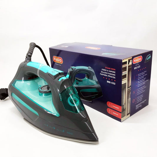 Утюг Magio MG-533, Эффективный паровой утюг для одежды, Паровой утюг для домашнего использования