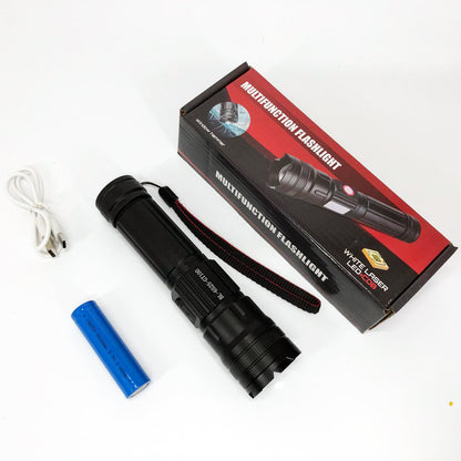 Фонарик карманный светодиодный Police BL-6525-GT100 с ремешком и функцией зума