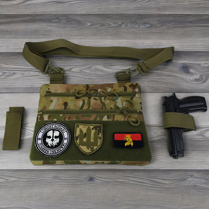 Мужская тактическая сумка барсетка, Рюкзак мужской военный тактический, Нагрудная сумка кобура