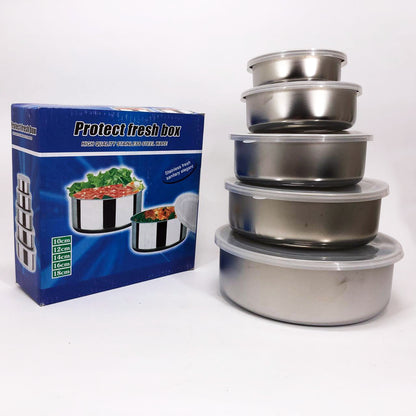 Набор пищевых контейнеров Unique UN-1515 5 шт из нержавеющей стали