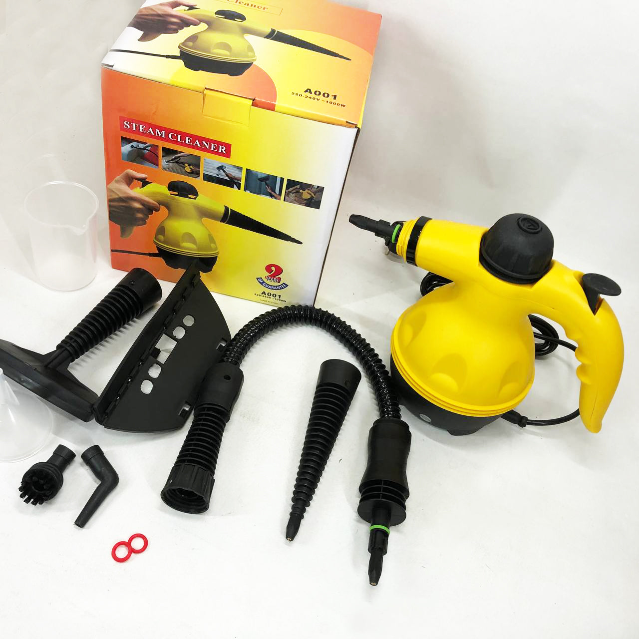 Пароочиститель с функцией отпаривателя Steam Cleaner Pro 1000 Вт 6 насадок