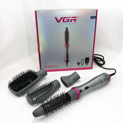 Профессиональный стайлер для укладки волос 4в1 VGR V-408 700 Вт, Функциональный профессиональный фен