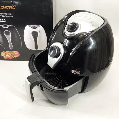 Аерофритниця Мультипіч Аерогриль Domotec MS-3220 1300 Вт 4,5 л Безмасляна з Таймером. Колір: чорний