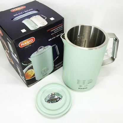 Электрочайник Magio MG-515, 1.5 л, 1500 Вт, с двойными стенками и регулировкой температуры