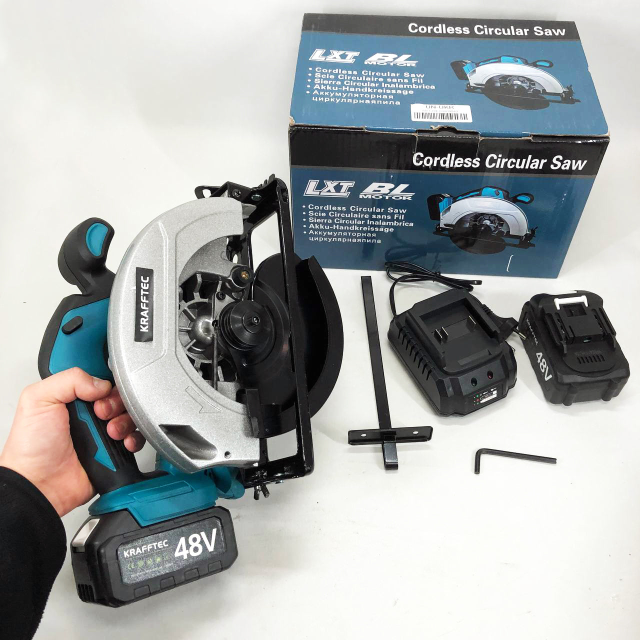 Аккумуляторная циркулярная пила KRAFFTEC 48V