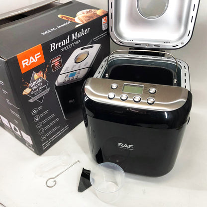 Хлебопечка RAF R.208, 600 Вт, до 1000 г, с функцией безглютеновой выпечки