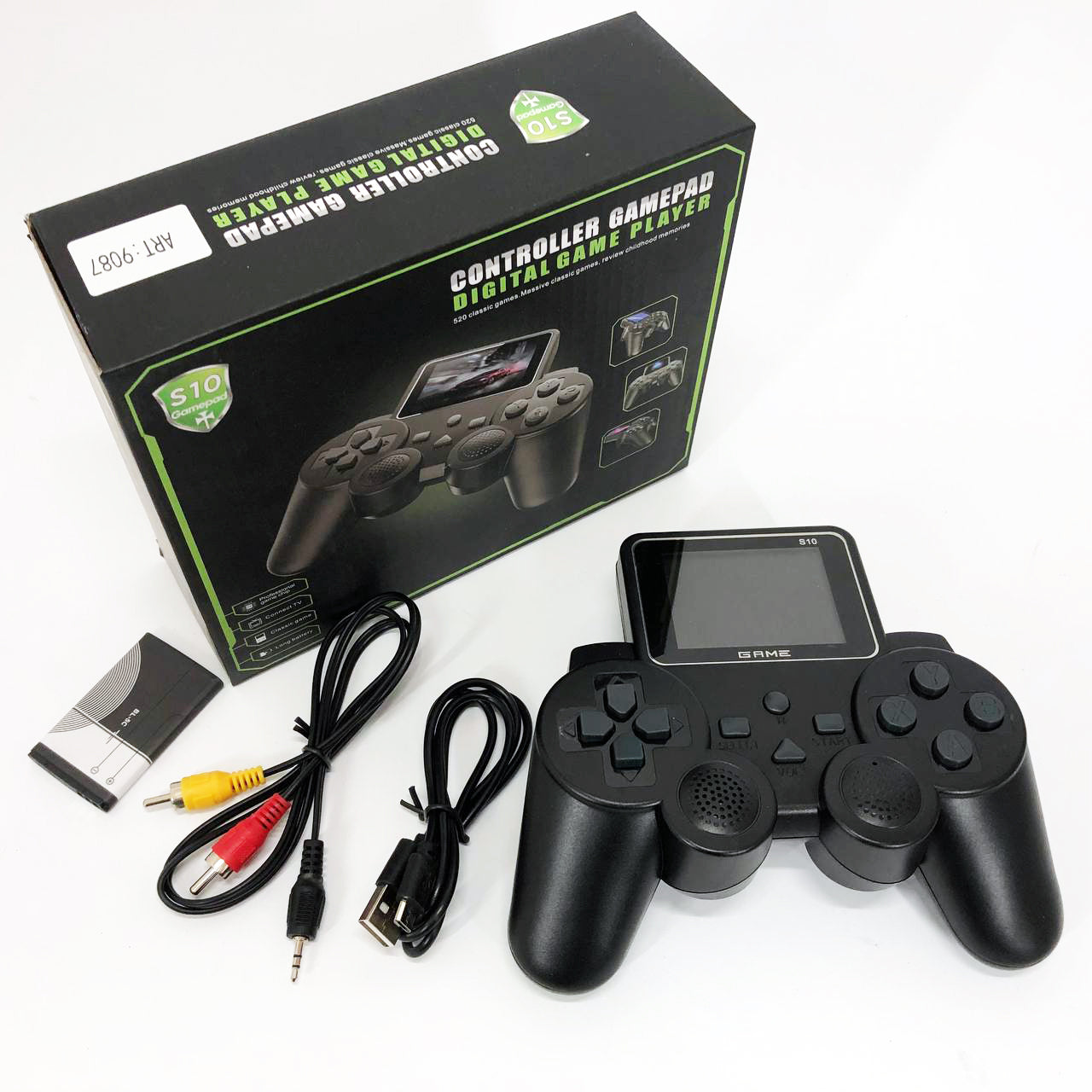 Игровая консоль-джойстик S10 с 2.4 дюймовым LCD экраном, Игровая приставка game, Детская приставка тетрис