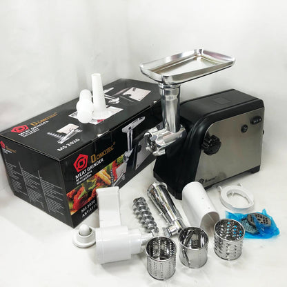 Электрическая мясорубка Domotec MS-2020 с насадкой для томатов и терками 2600 W