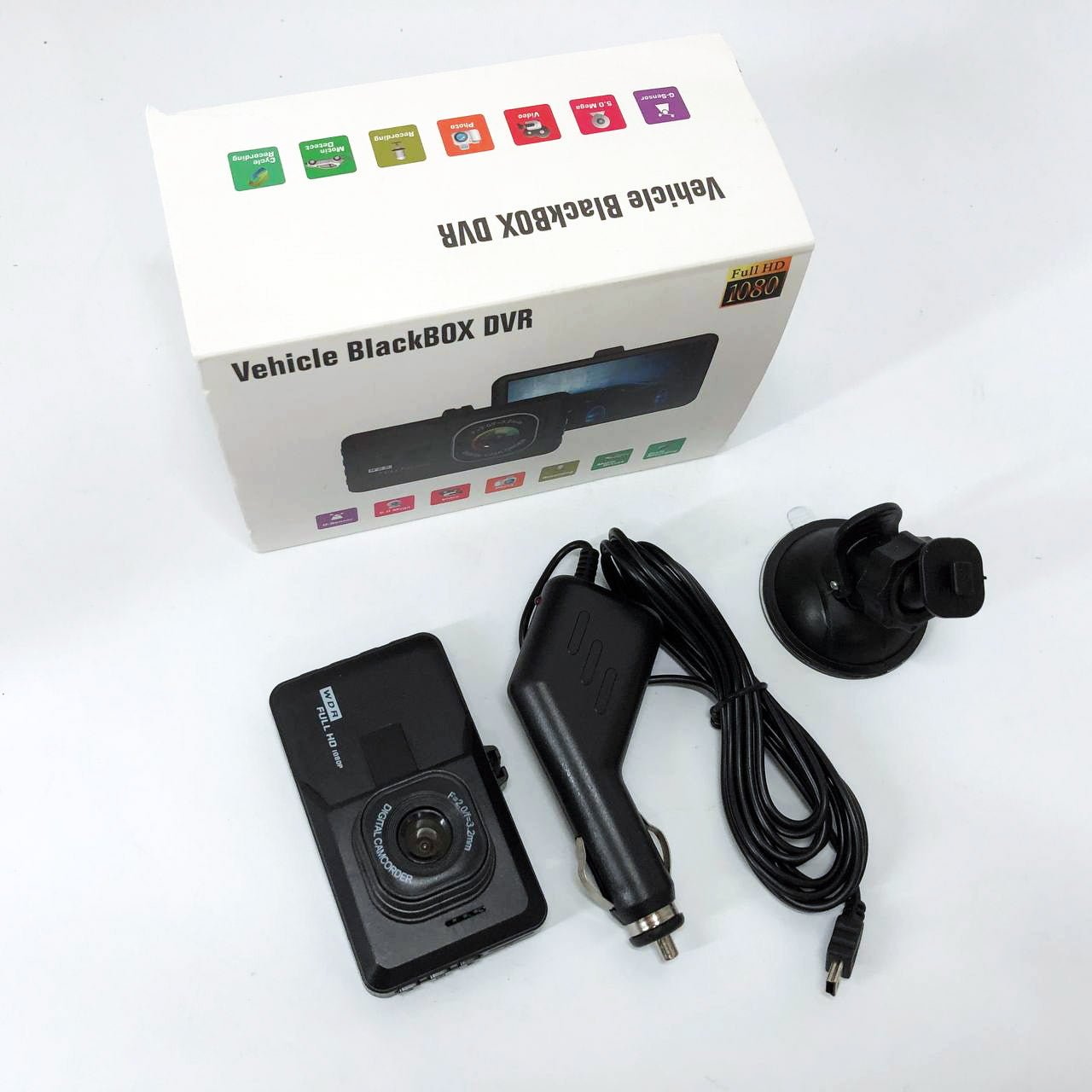 Автомобильный видеорегистратор 626-2, LCD 3, Angel Lens, 1080P Full HD, металлический корпус