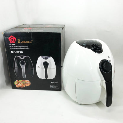 Аерофритниця Мультипіч Аерогриль Domotec MS-3220 1300W 4,5 л Безмасляна з Таймером. Колір: білий