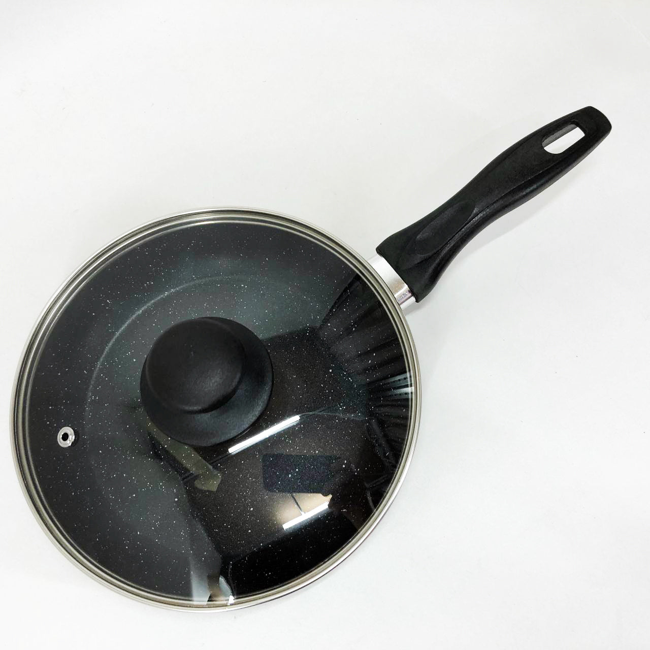 Сковорода с крышкой и антипригарным покрытием UNIQUE UN-5162 20 см, Сковорода фирменная для приготовления