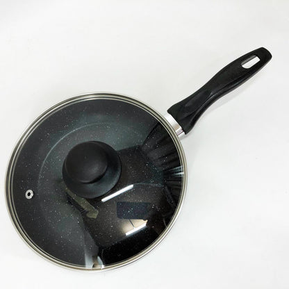 Сковорода с крышкой и антипригарным покрытием UNIQUE UN-5162 20 см, Сковорода фирменная для приготовления