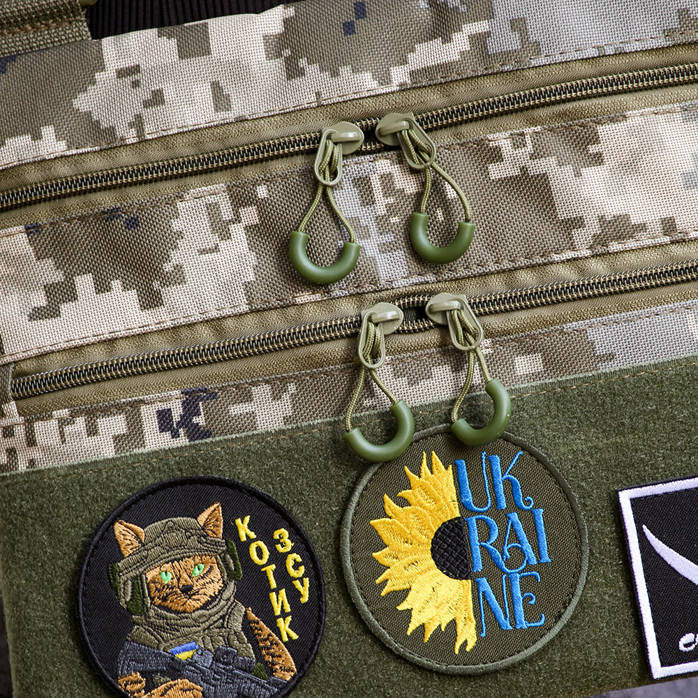 Сумка-кобура піксель камуфляж, тактична чоловіча сумка з тканини кордури AOR-1