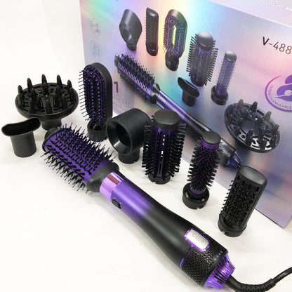 Фен-щетка стайлер VGR 8 в 1 V-488. Цвет: фиолетовый