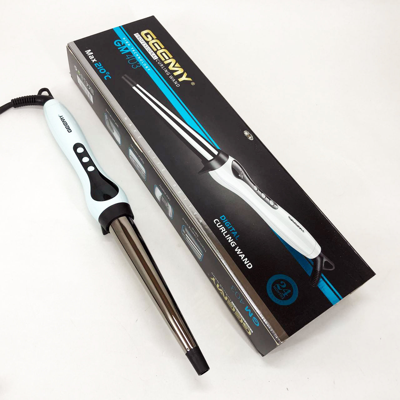 Конусная профессиональная плойка для локонов Gemei GM-403