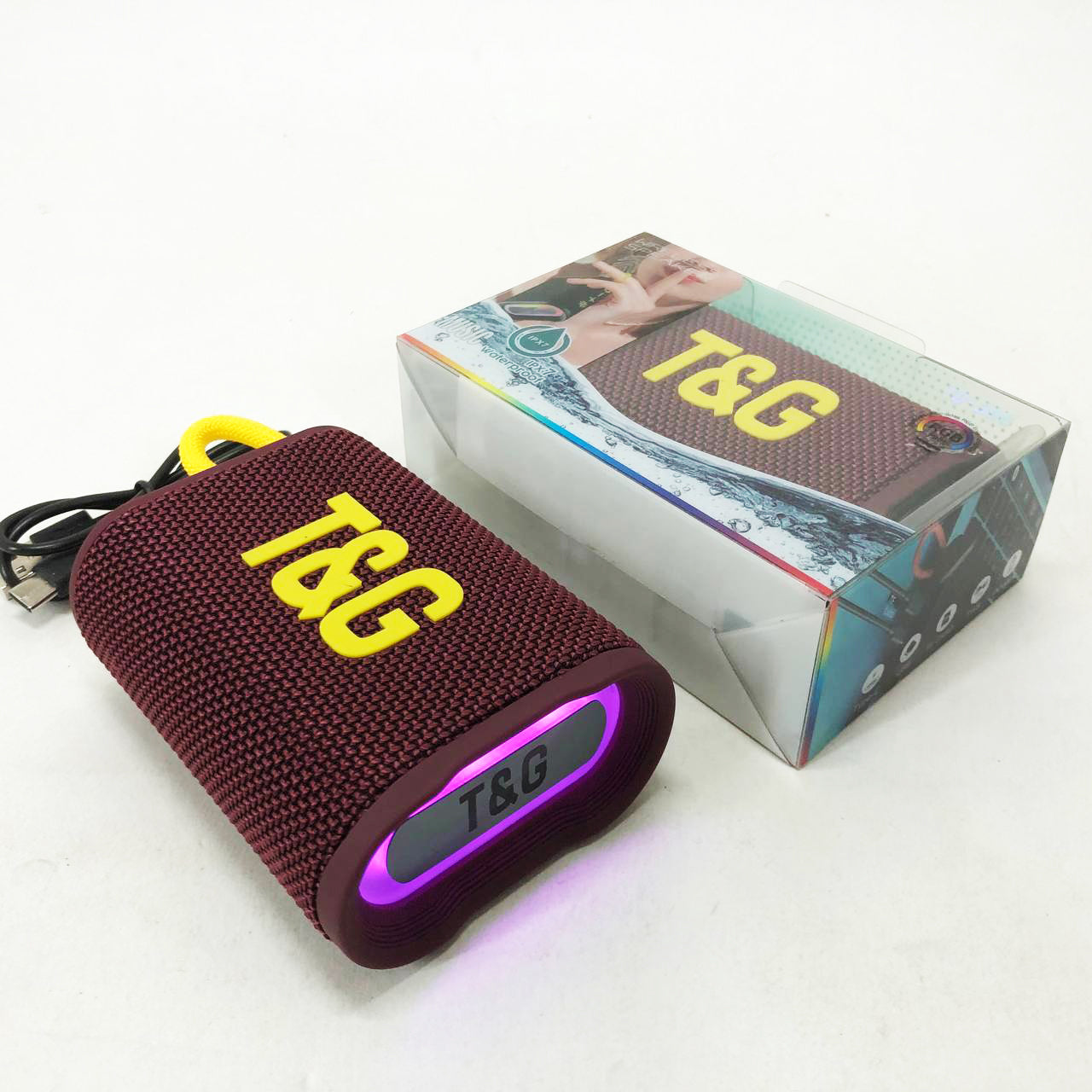 Bluetooth-колонка TG396. Цвет: бордовый