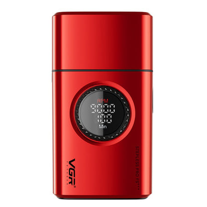 Электробритва VGR V-378 RED шейвер, двойное лезвие + триммер, регулировка мощности 7000-9000 RPM