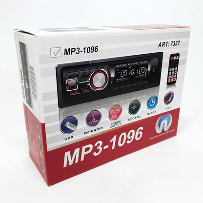 Автомагнитола MP3-1096 BT ISO со съемной панелью 4х50W, Магнитофон для машины авто автомобиля
