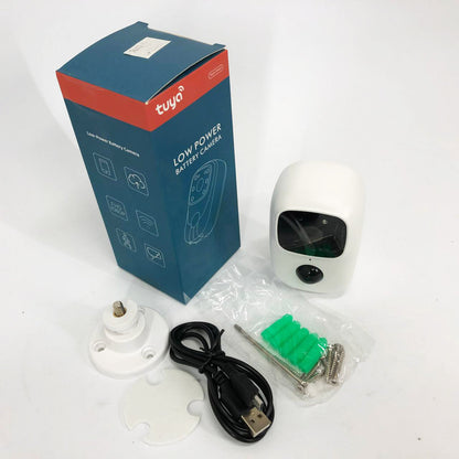 Камера видеонаблюдения Smart wifi приложение Tuya работает от 2x18650