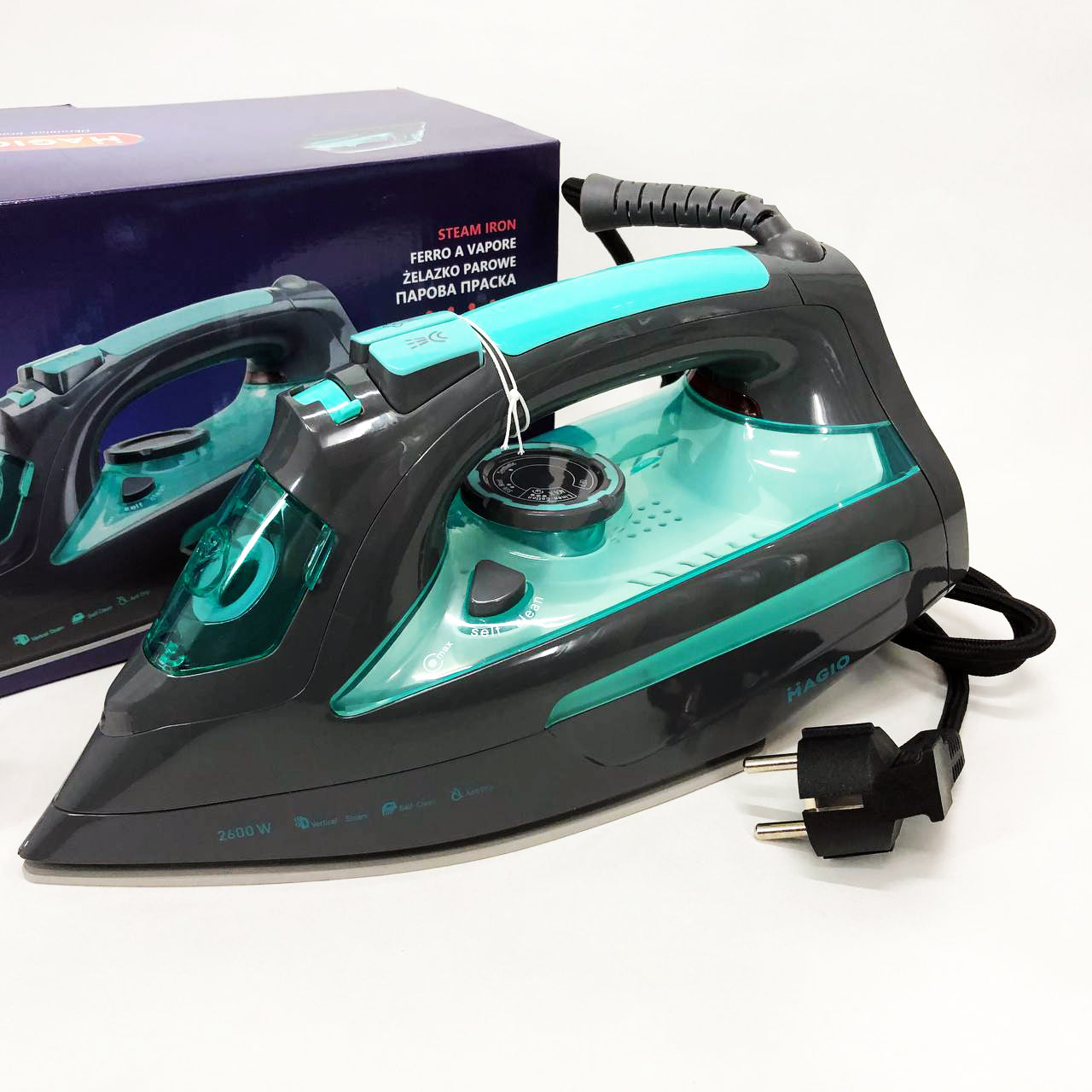 Утюг Magio MG-533, Эффективный паровой утюг для одежды, Паровой утюг для домашнего использования