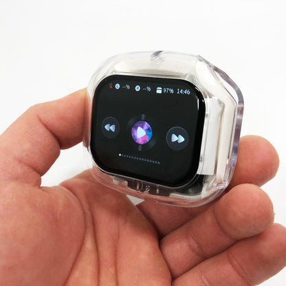 Беспроводные вакуумные наушники TWS с LED дисплеем, влагозащита IPx4 Bluetooth 5.4 с кейсом. Цвет: белый