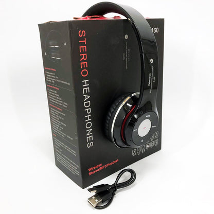 Беспроводные наушники S460 Bluetooth black с MP3 плеером черный 18-20000 Гц, Беспроводные блюз наушники
