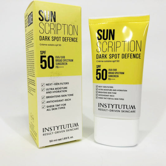 Солнцезащитный крем с осветительным эффектом Instytutum Sunscription Dark Spot Defence SPF 50, 50 мл