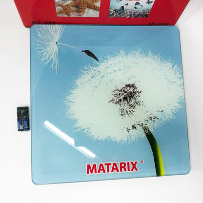 Весы напольные MATARIX MX-452 180 кг, Весы напольные для измерения массы тела, Электронные весы одуванчик