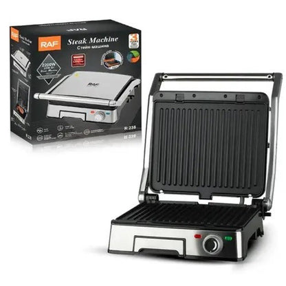 Контактный прижимной гриль RAF R.238 с антипригарным покрытием 2200 Вт