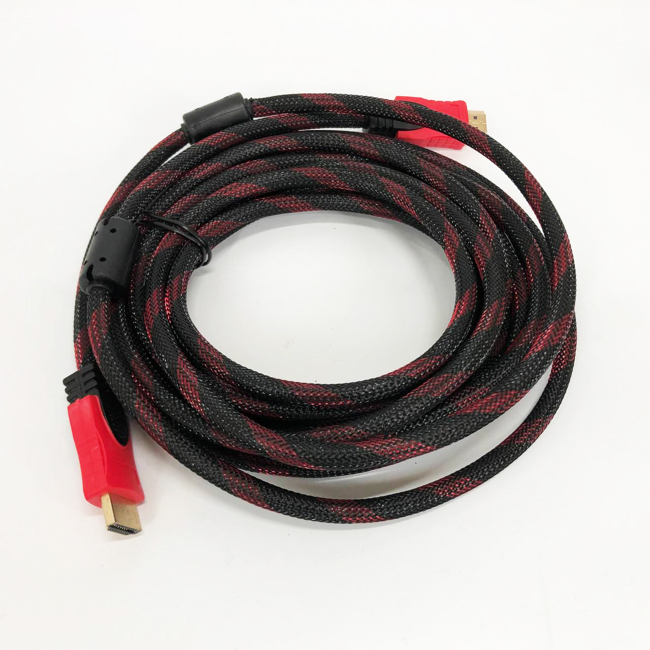 Кабель усиленный 5м переходник адаптер HDMI-HDMI папа-папа аудио видео шнур в обмотке