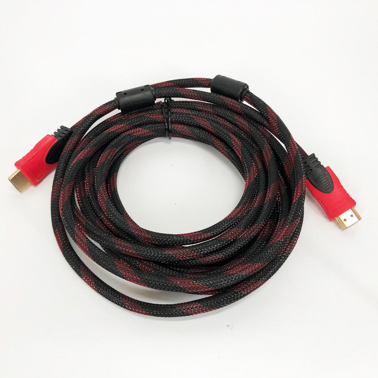 Кабель усиленный 5м переходник адаптер HDMI-HDMI папа-папа аудио видео шнур в обмотке